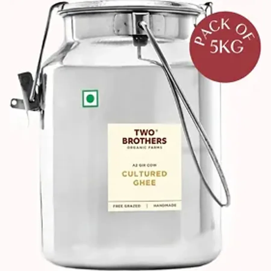 Two Brothers Organic Farms A2 Cultured Gir Cow Ghee